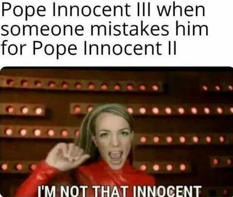 Pope Innocent Name Mix-Up