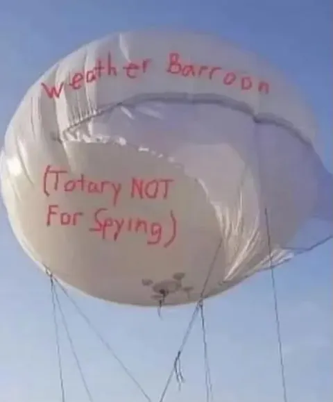 Weather Balloon Not Spying