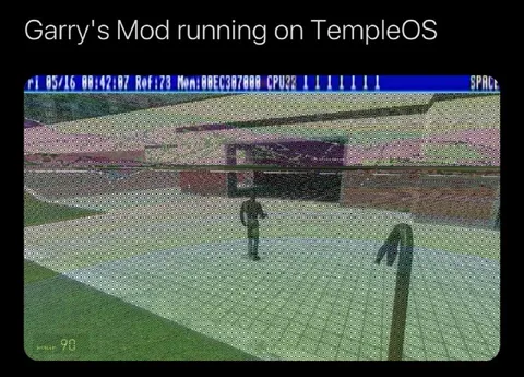 Garry's Mod on TempleOS