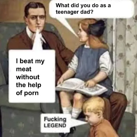 Teenage Dad Meat Beating