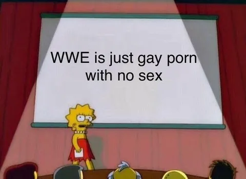 WWE is just gay porn
