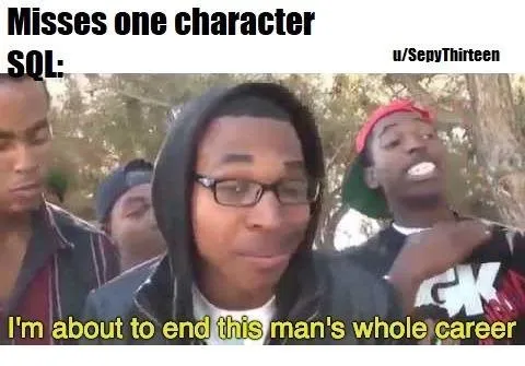 Misses One Character in SQL