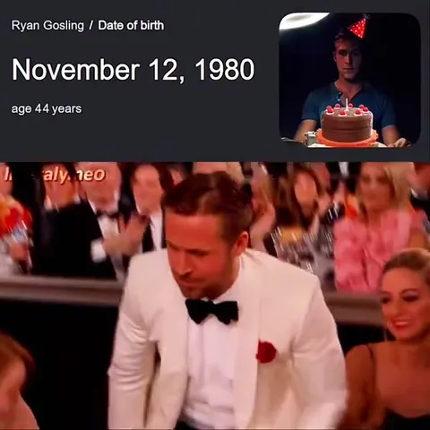 Ryan Gosling Birthday Award Walk