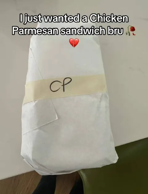 Chicken Parmesan Sandwich Disappointment