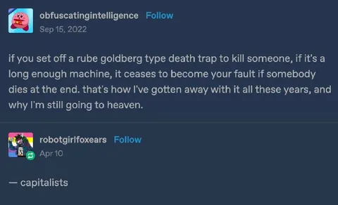 Rube Goldberg Death Trap