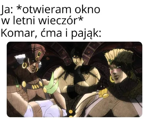 Komar, ćma i pająk