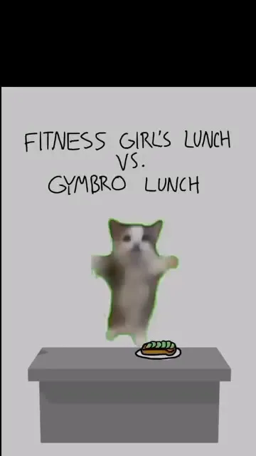 Fitness Girls vs Gymbro Lunch