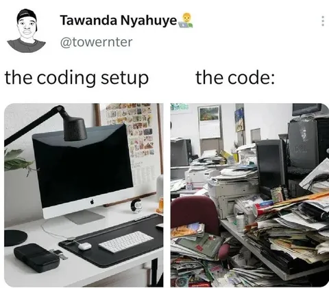 Coding Setup Versus the Code