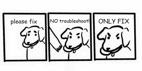Please Fix Dog Comic