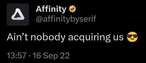 Ain’t Nobody Acquiring Us