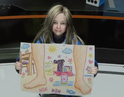 Happy Childhood Drawing