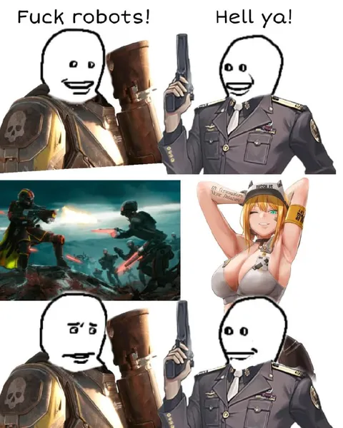 Fuck Robots Hell Ya