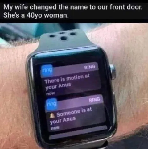Ring Alerts at Your Anus
