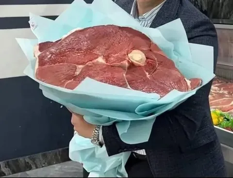 Букет из сырого мяса