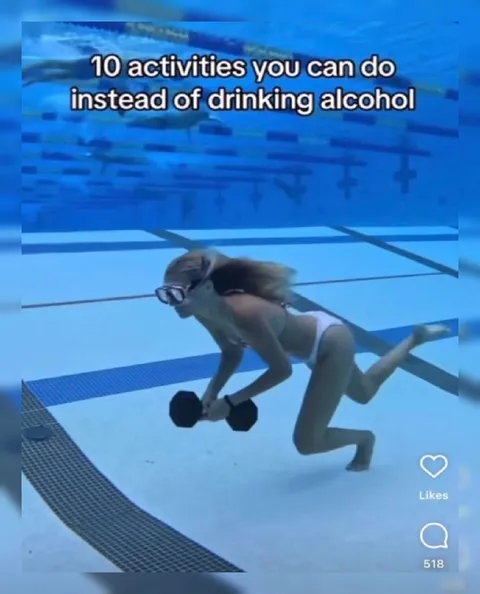 Underwater Activities Instead of Drinking