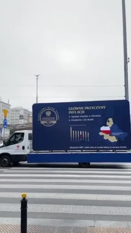 Ciężarówka wyjaśnia inflację