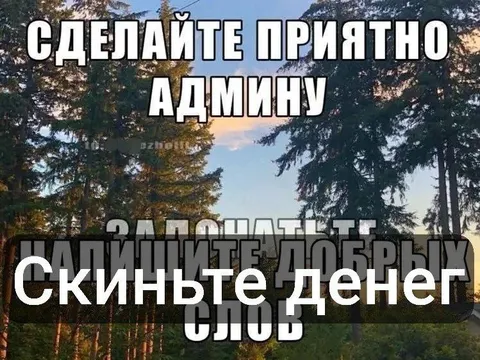 Сделайте приятно админу