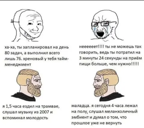 Тайм-менеджмент и меланхолия