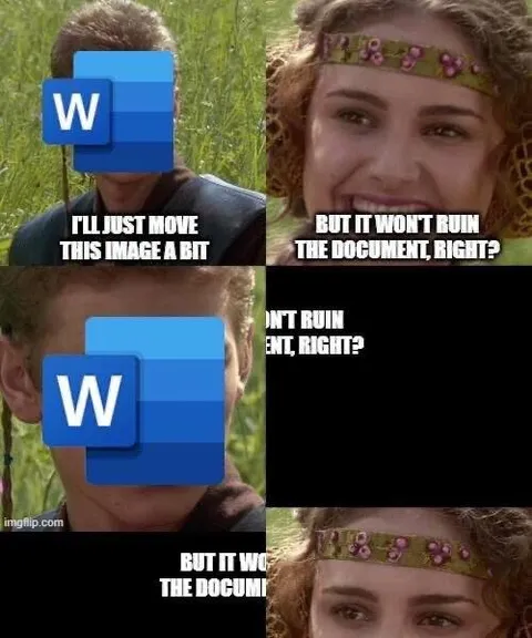 Moving an Image in Word
