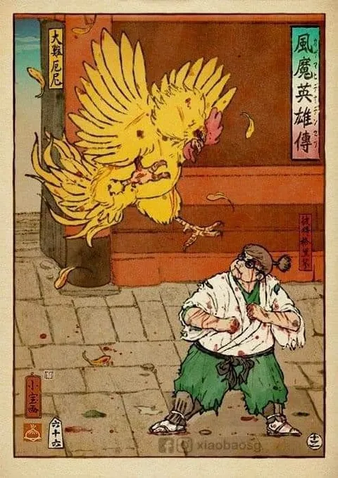 风魔英雄传鹦鹉袭击