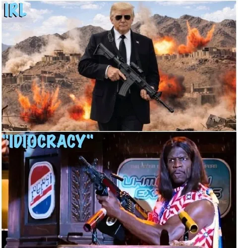 Trump in Idiocracy