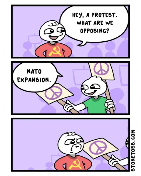 Protesting NATO Expansion