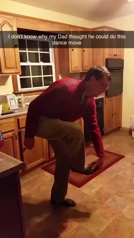 Dad Attempts a Dance Move