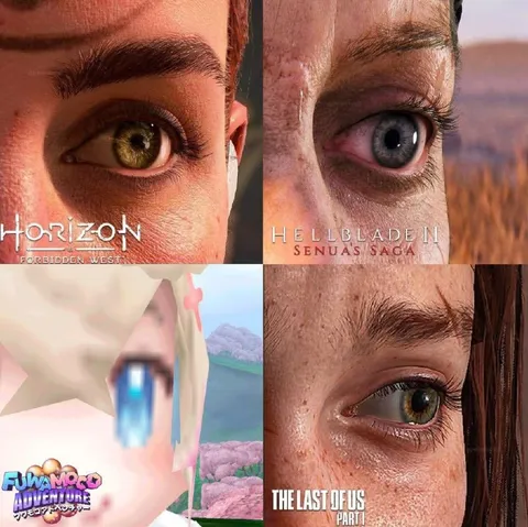 Video Game Eye Comparison