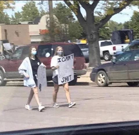 I Can't Shit Protest Sign