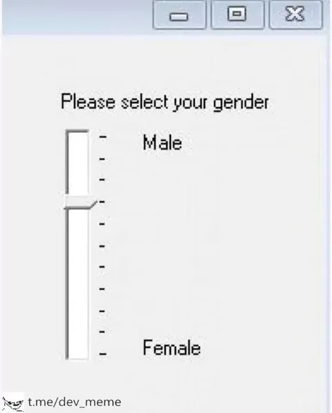 Please Select Your Gender