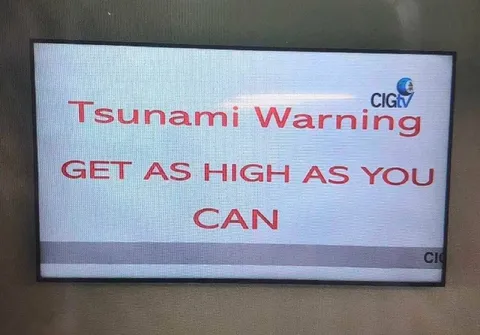 Tsunami Warning Get As High As You Can