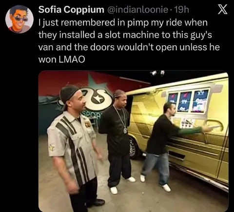 Pimp My Ride Slot Machine Van