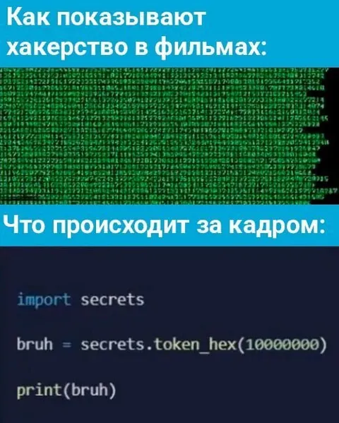 Как показывают хакерство в фильмах