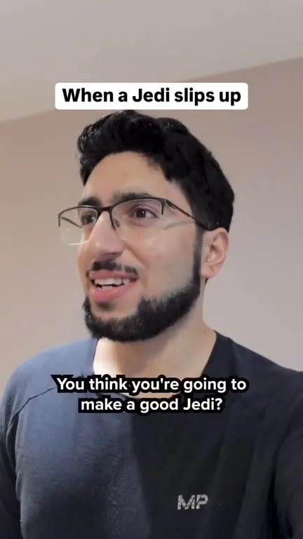 When a Jedi slips up