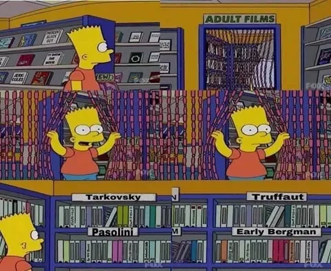 Bart Finds the Art Films