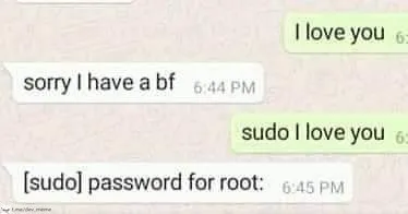 Sudo Password for Root