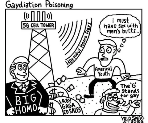 Gaydiation Poisoning Cartoon