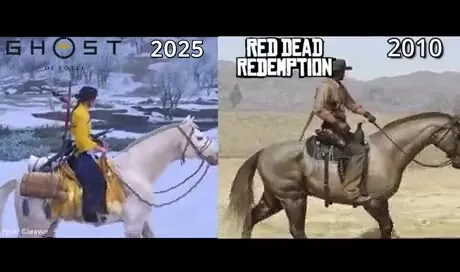 Ghost 2025 vs Red Dead Redemption 2010
