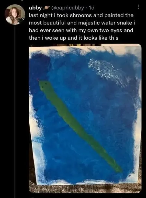 Majestic Water Snake Painting