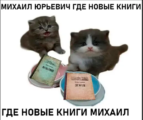 Михаил Юрьевич, где новые книги