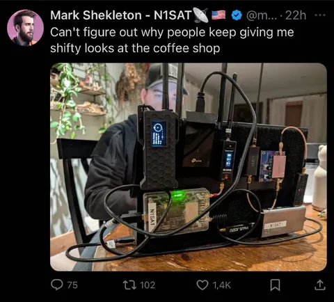 Coffee Shop Surveillance Rig