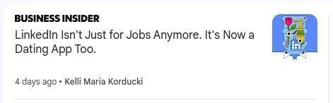 LinkedIn Dating App