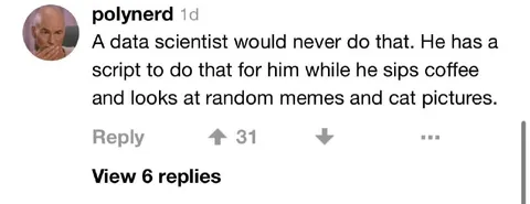 Data Scientist Automation Joke