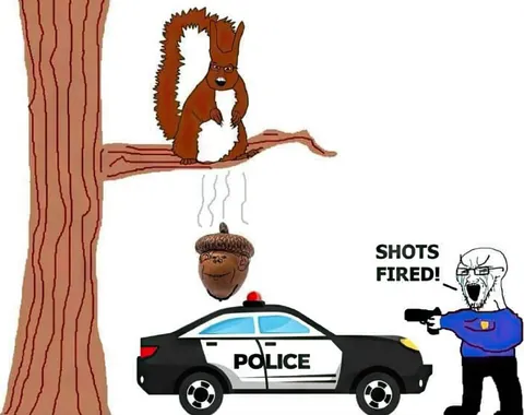 Squirrel Calls the Police