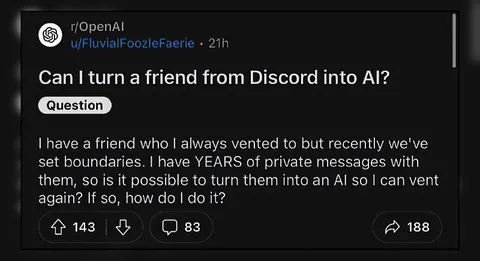 Turn a Discord Friend Into AI