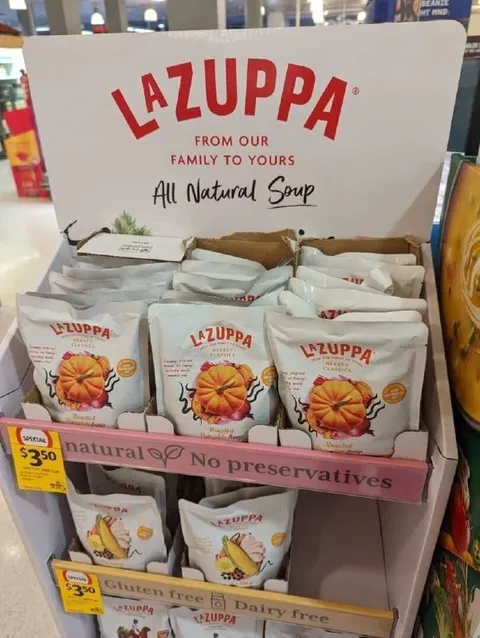 All Natural Soup Display