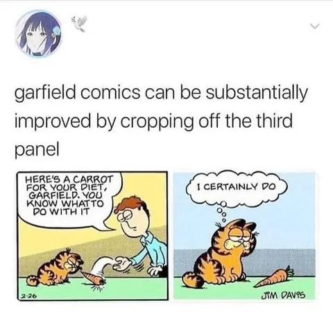 Garfield Knows What To Do