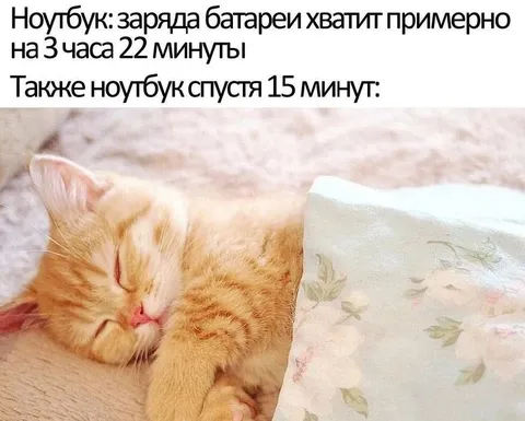 Ноутбук уходит спать