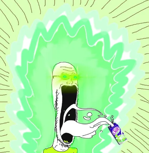Man Explodes With Milk Power