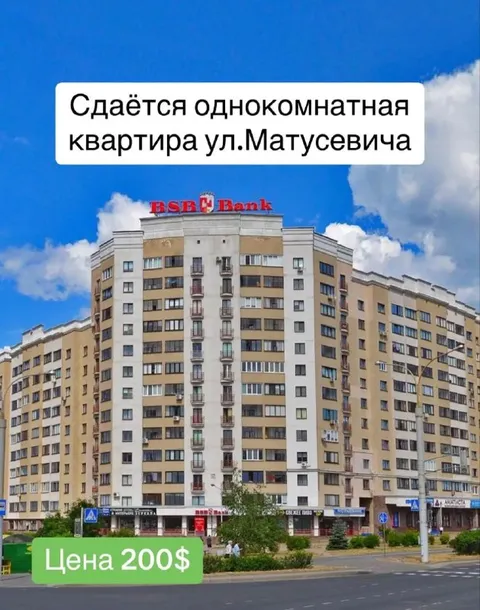 Однокомнатная квартира за 200 долларов